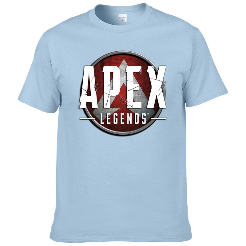 Short Sleeve Print T Shirt Men Summer Cotton Tshirt Clothing New Fashion Casual Apex Legends Harajuku Tee Style Cool Top F81