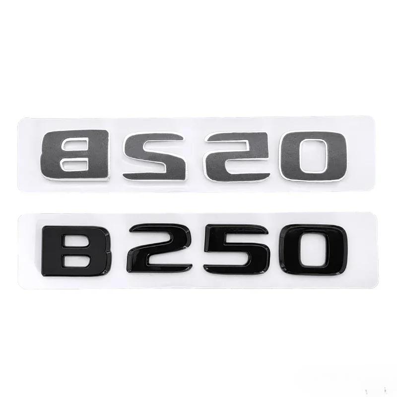 GWRA8 3D ABS Letters Decal Car Body Trunk Emblem Sticker for Mercedes Benz B180 B200 B220 B250 B260 Exterior Accessories