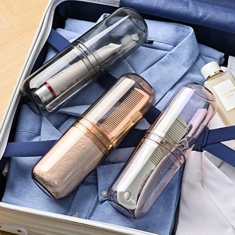 Podróżny przenośny kubek do płukania ust, pudełko do przechowywania szczoteczek do zębów, kubek do mycia zębów, akcesoria podróżne, kubek dentystyczny, proste prezenty premium