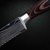 Rustfritt stål 8 tommers brødkniv Toast skjærekniv takket bladkniv kjøkkenkniv