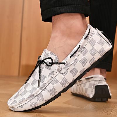 Modne Buty Męskie Skórzane Casualowe Letnie Klasyczne Mokasyny Męskie Eleganckie Wsuwane Płaskie Buty Męskie Plus Męskie Buty do Jazdy leniwe