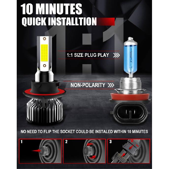 Compatible For Ford F250 High Low Beam Fog Lights F350 Super Duty F450 F550 2005 2006 2007 2008 2009 2010 2011 2012 2013 2014 2015 2016 2017 2018