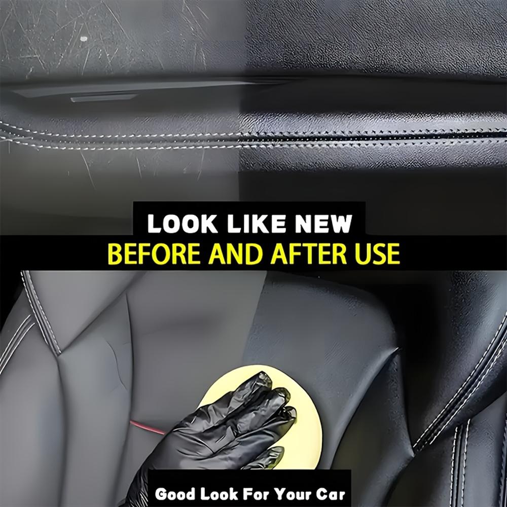 JOKJOK Car Interior Plastic Part Refurbishing Wax - Plastic Part Renewal, Interior Bright Wax, Tire Protection, Prevents Aging,