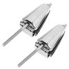 2 Pcs Snare Drum Lug Connector Lugs Part Replacement Metal Fixing Hook Accessory