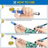 Aluminium Desoldering Suction Pump Tool Solder Sucker Suction Tin Pen Removal Device Blue Vacuum Desoldering Pump Tool