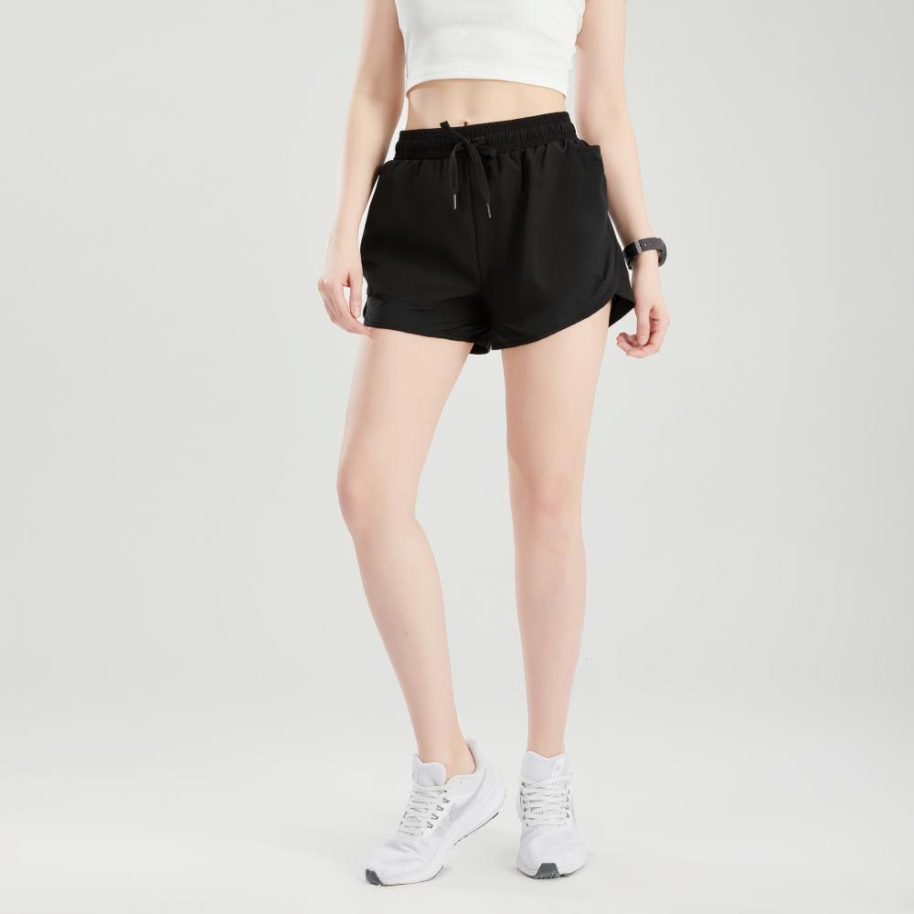 Women's Quick-Dry Loose Two-Piece Sports Shorts: Anti-Exposure, Running, Training, Yoga 5-Point Fitness Pants