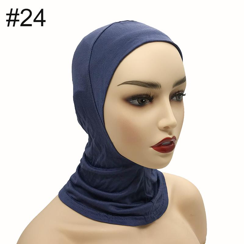 High Qualit Modal Muslim Women Ninjas Cap Full Cover Inner Hat Islamic Undercap Hijab Comfortable Bonnet Headcloth Neck Cover