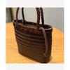 Women's Bag 2025 New Leather Vegetable Basket Work Sundries Portable Small Carry Knitted Shoulder Slung Rattan