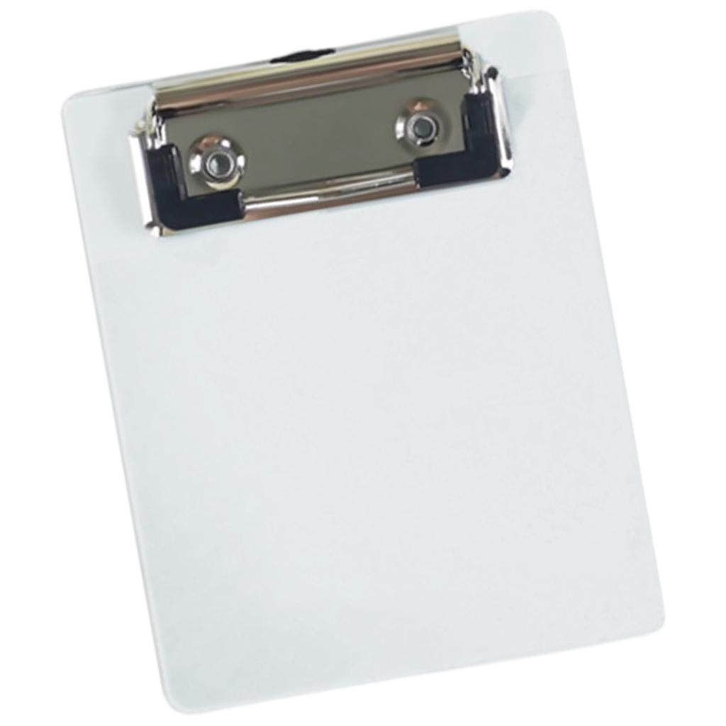 Small Clipboard with Retactable Hanging Hook Portable Clipboard Metal Clip Clipboard 12x9.8cm Writing Board for Office