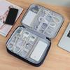Portable Data Cable Storage Bag Waterproof Electronic Organizer Box Digital Storage Pouch