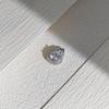 Pear-Shaped Moissanite Pendant Necklace in White Gold - 1 Carat, Luxury Women's Jewelry.
