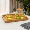Rectangular Bamboo Wood Serving Tray