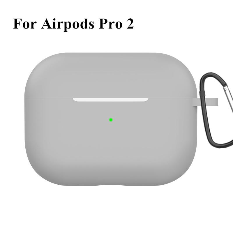 For Apple Airpods Pro2 Silicone Cover Case New Airpods Pro 2 Skin Bluetooth Earphone Cases Air Pods Pro2 Protective Accessories
