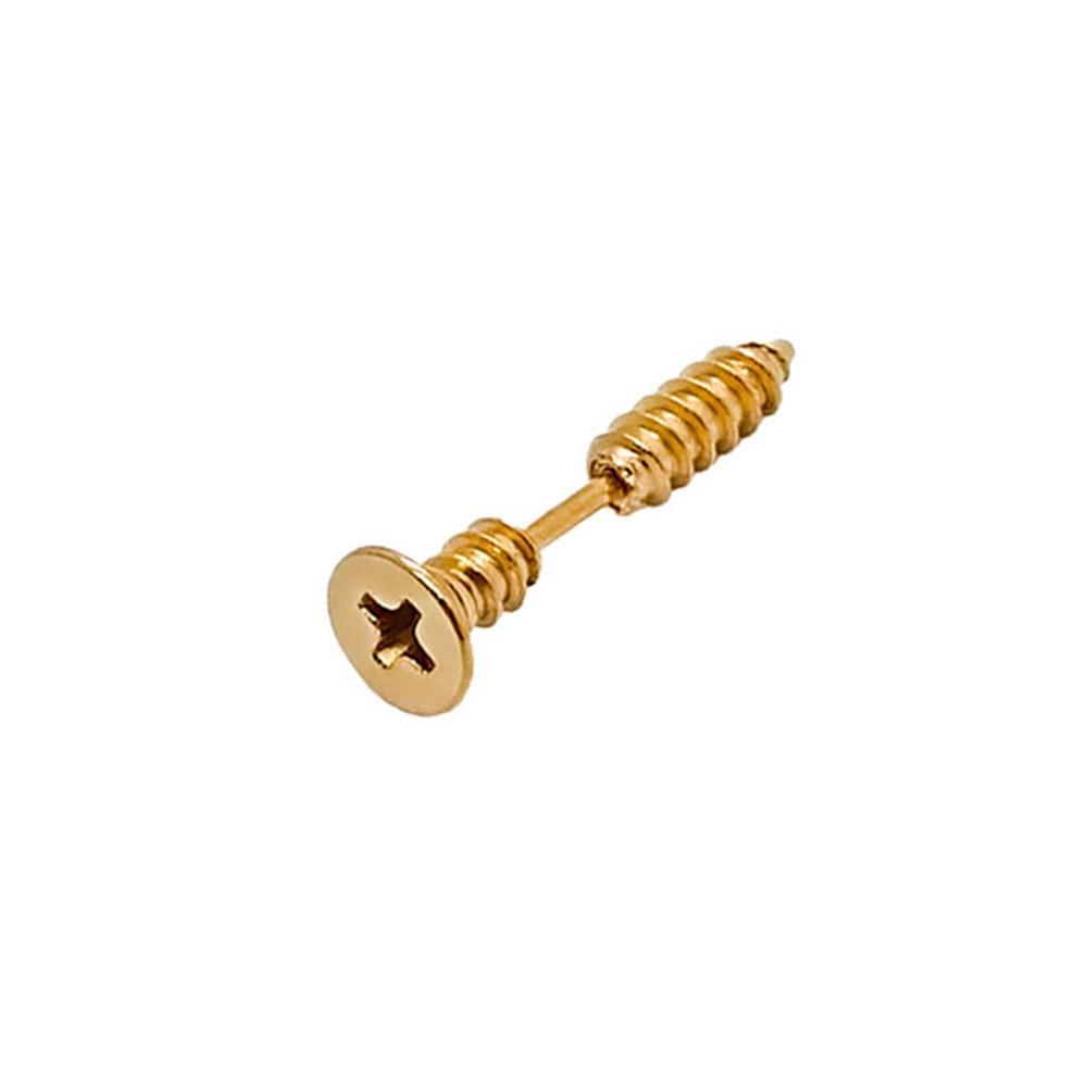 Stainless Steel Screw Stud Earrings: Trendy European & American Style for Halloween Body Piercing