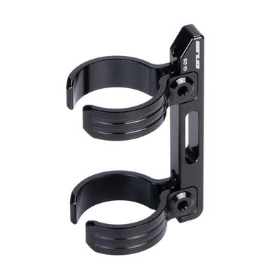 Adaptateur de fixation de bouteille en alliage d'aluminium Adaptateur à libération rapide pour porte-bouteille d'eau de vélo Réglable pour fixation de porte-bouteille d'eau