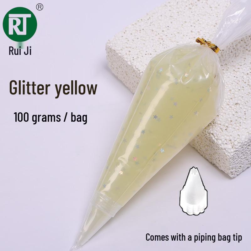 Rui Ji 100g Colla Cristallo Trasparente - A Base d'Acqua, Crema Simulazione Mescolanza Colori