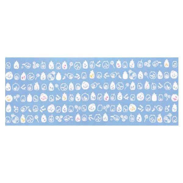 

Todaya Shoten Tenugui 1026 Niwaen-zome (Hand Towel), Candy,