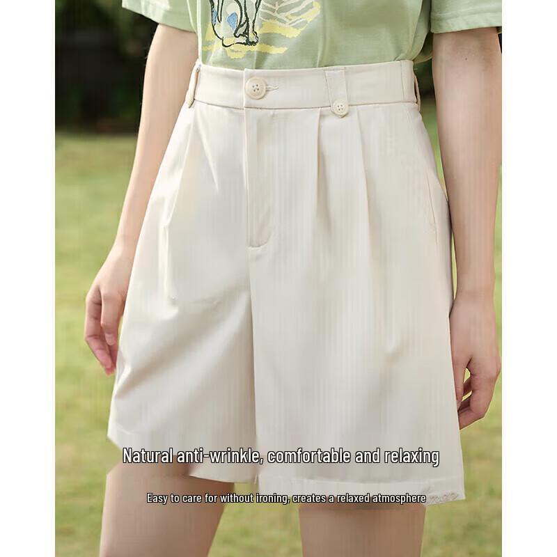 INMAN Women s High-Waist A-Line Casual Shorts 29