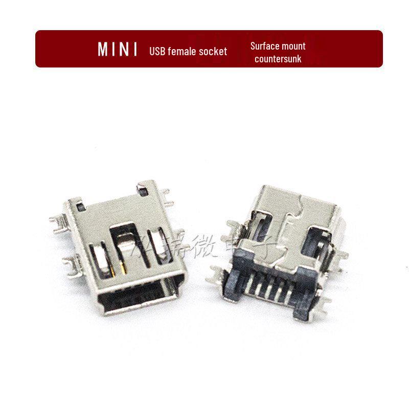 USB Female to Male Type-C Connector, Type-A/B SMD with Straight/Bent Pins