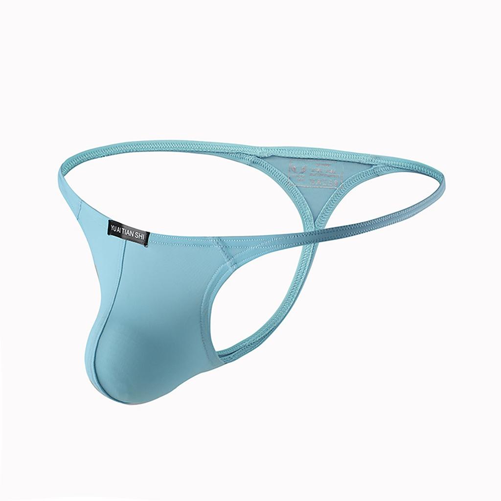 Herrenunterwäsche, sexy Tanga, einfarbig, niedrige Taille, Höschen, erotische Dessous