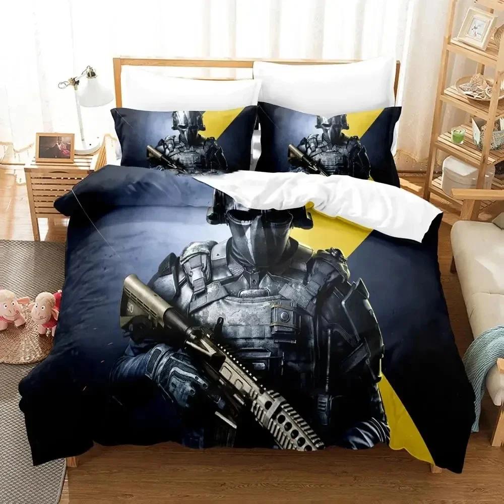 

Game Xdefiant 3D Bedding Set Duvet Cover Pillowcases Single Twin Full Queen King Size Home Decor Quilt Pillowcase Boys Gift 70x133cm 2pcs