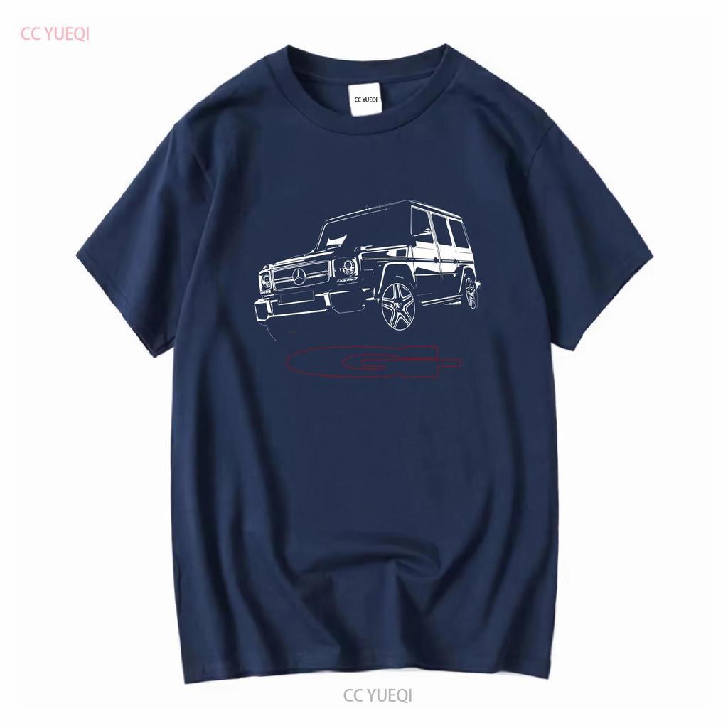 Luxury SUV T Shirt for G Class W463 fans long or short sleeves vintage Washed homme graphic Soft Slightly Top For Everyday Wear