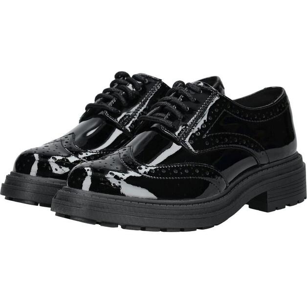 Women's Clarks Orinoco3 Derby Ankle Boots Black Leder