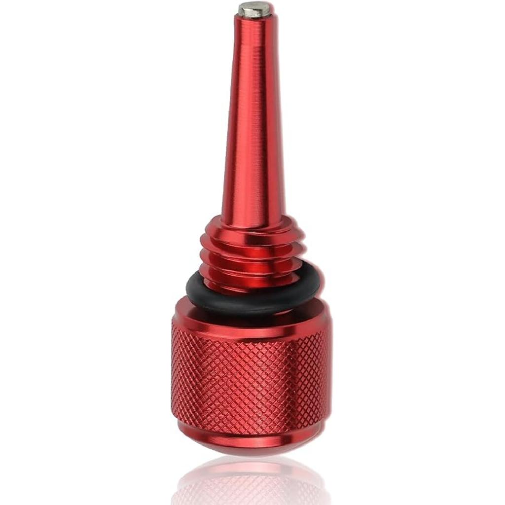 JMCHstore Aluminum Alloy Magnetic Oil Dipstick for Predator 212 Coleman 196cc Mini Bike Ghost 224cc Engine, KT196 Go Kart, BT200X CT200U EX, Baja