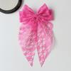 Accesorio para el Cabello Infantil con Lazo de Encaje Pinza para el Cabello Estilo Bosque Dulce Pinza para el Cabello Bordada con Malla de Cinta Elegante para Mujer