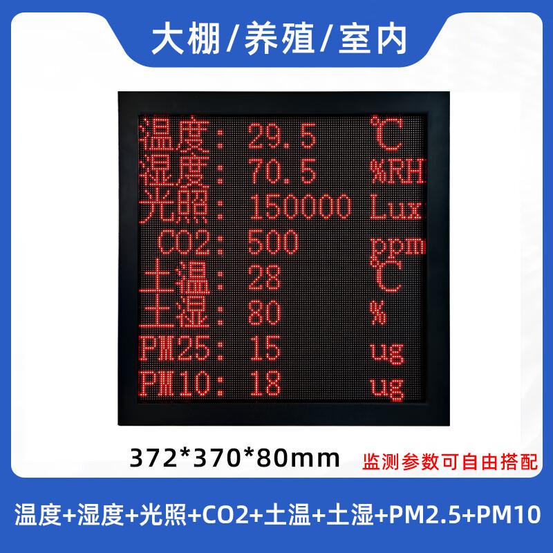 

Agricultural Greenhouse LED Environment Monitor