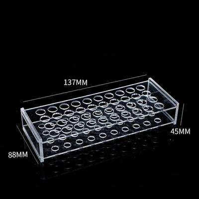 Acrylic Test Tube Rack Holder Transparent Organizer Holder for Syringes  Lab Stand