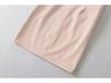 Elegant PU Leather Hip-Hugging Skirt: Retro, Slimming, Built-In Padding, Slit Midi Design for Women - Autumn/Winter