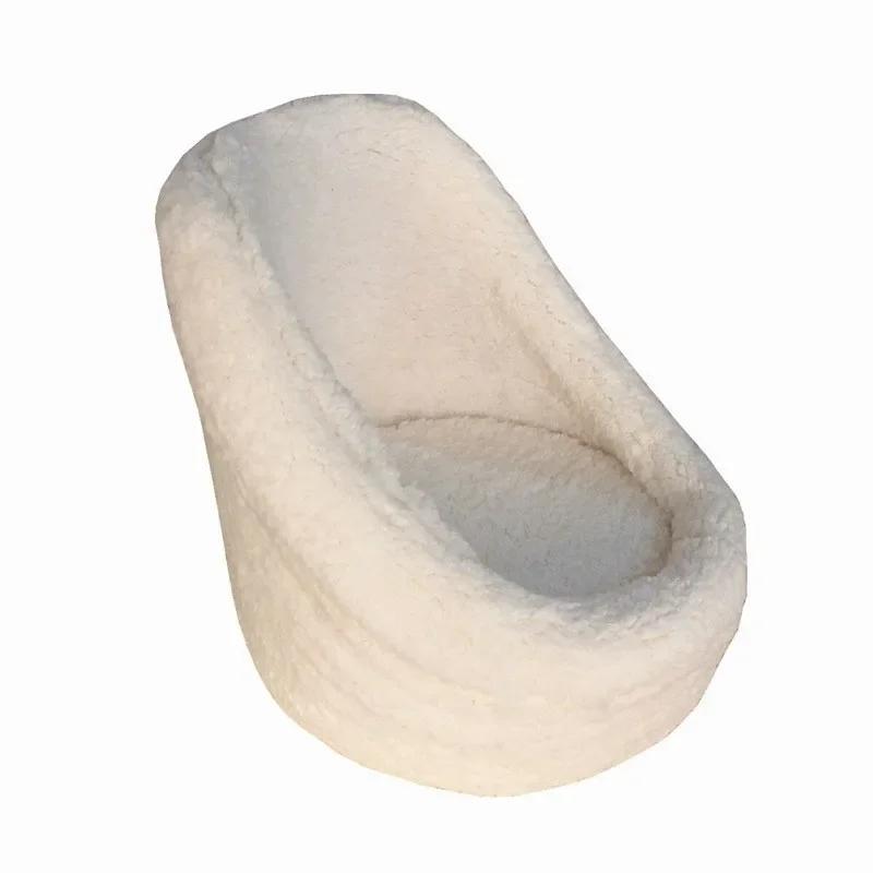 

White Round Mini Sofa Newborn Baby Photography Prop Studio Posing Furniture Infant Photo Shooting Scene Auxiliary Accessory Set білий