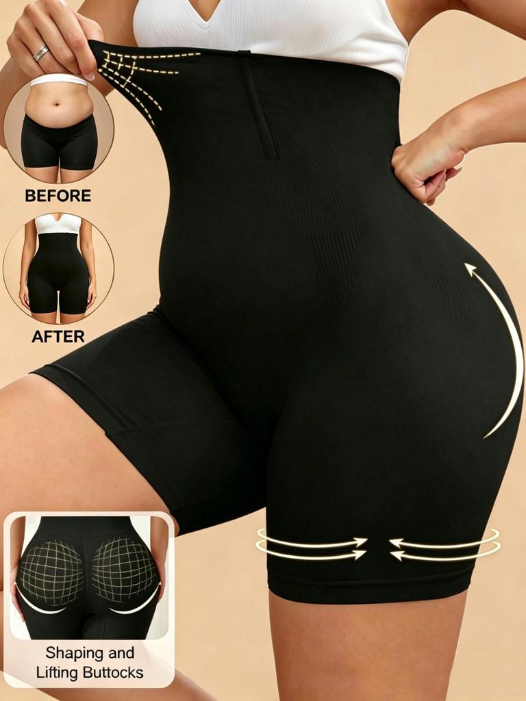 Women's High-Waisted Body Shaper Pants: Postpartum Tummy Control, Butt Lifting, Seamless Waist Cincher