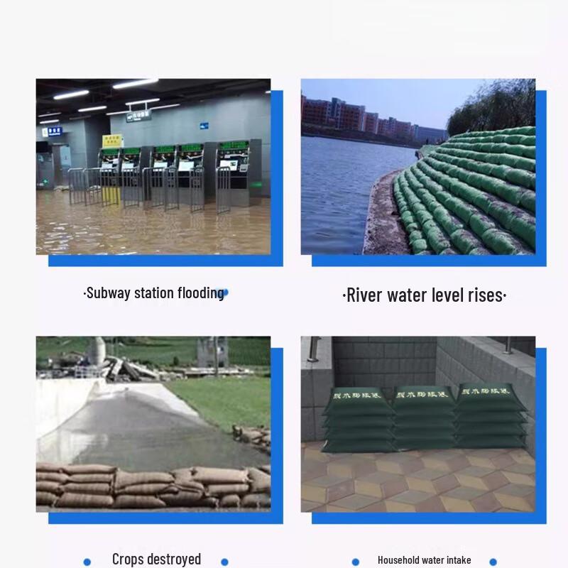 Self-Absorbing Emergency Flood Barrier Sandbag