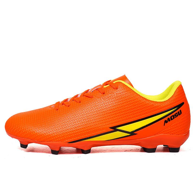 Männer Fußball Stiefel Lange Spikes Hohe Knöchel Fußball Schuhe FG Outdoor Gras Stollen Fußball Stiefel Training Sport Fußball Schuhe