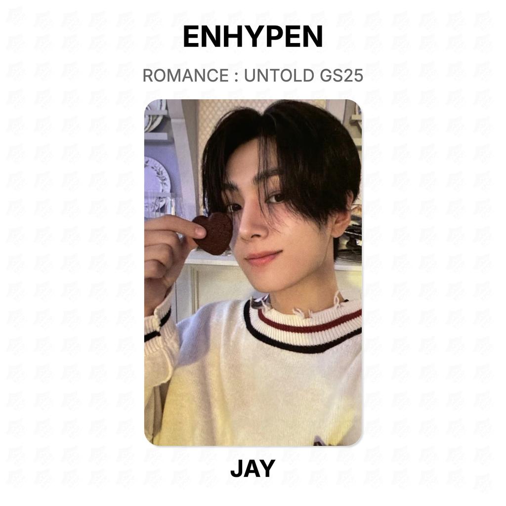 ENHYPEN-ROMANTIK : UNTOLD GS25 Offizielle Fotokarte