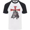 Knights Templar Prayer St Georges Day Mens S/S Baseball T-Shirt