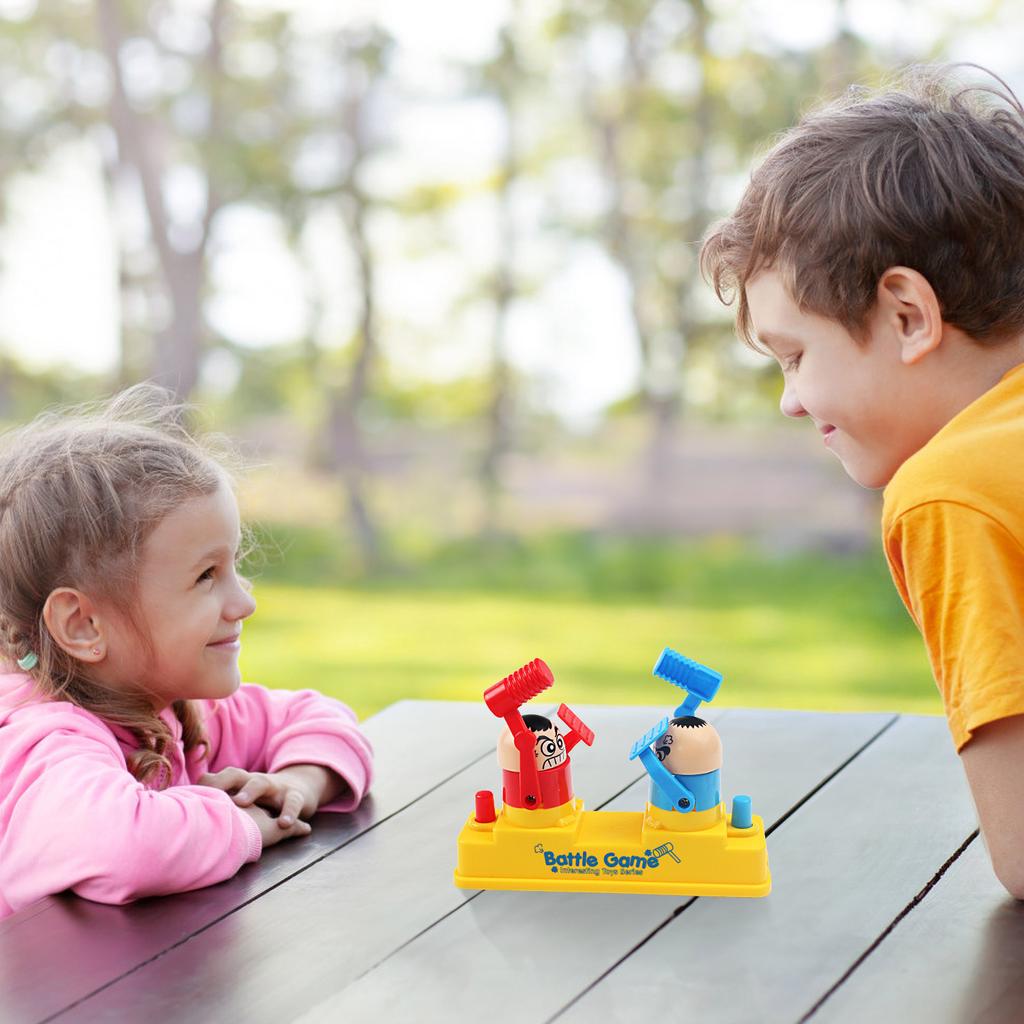 Red and Blue Attack and Defense Battle Toys, Two Person Fight Against Small People, Parent-child Interaction Toys