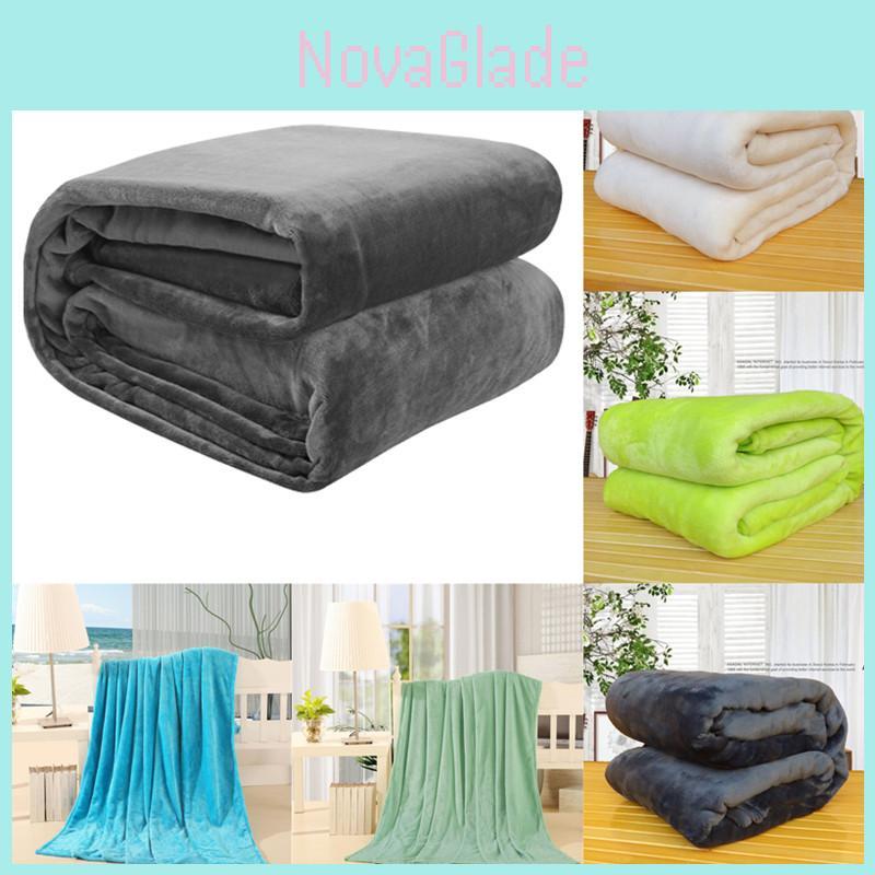 Plush Microfiber Warm Blanket For Single And Queen Size Beds Cozy Vibes