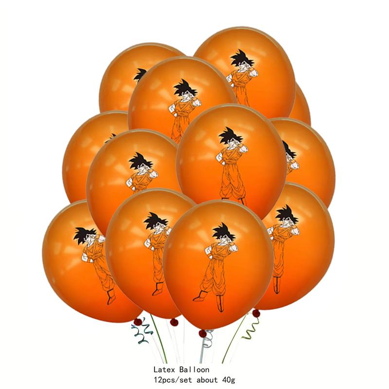 12 buc 12 inch Balon Latex Dragon Ball Accesorii Petrecere Balon Petrecere Son Goku Baloane Decorațiuni Petrecere Ziua Copiilor Jucării Cadou