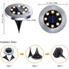 Solar Lawn Yard Led Night Light Buried Solar Garden Light IP65 Waterproof Outdoor PathWay Floor Under Ground Spot Lamp
