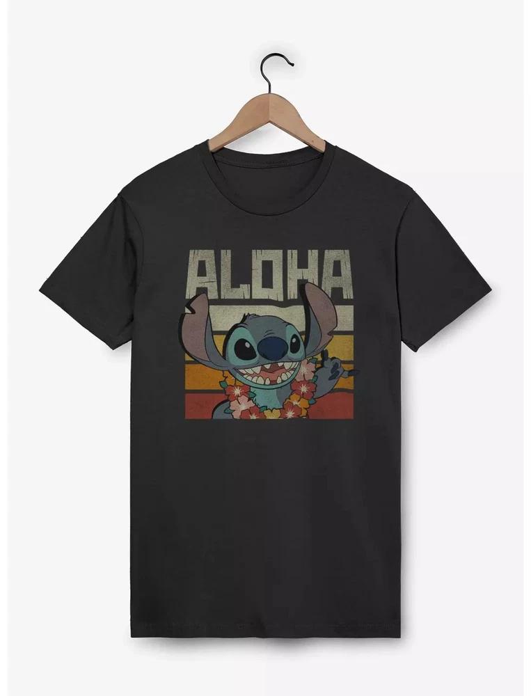 Lilo Stitch Says Aloha T Shirt Size S 4XL Gift For Friends S