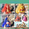 Cute Pvc Winnie The Pooh Keychain Cartoon Tiger Keyring Gift