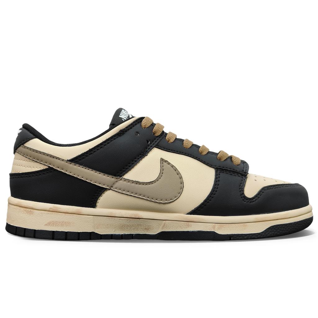 Nike Dunk YDCC Slip Resistant, Abrasion Resistant, Lightweight Low top Skateboard Shoes Women's Black Brown DD1503-101(Team501-)
