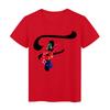 Cute Multicolor F T Shirt Women Flower Printed Aesthetic Short Sleeve Minimalism Loose Style Lettre
