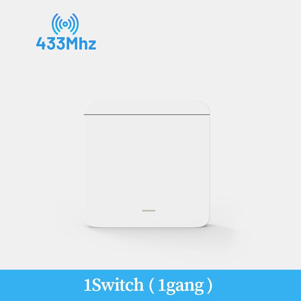 1/2/3Gang Wireless Smart Switch 433MHz Remote Control Switch Wall Panel Switch  Home Automation