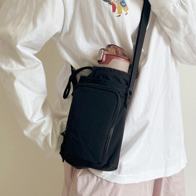 Tragbare Wasserdichte Tasche Outdoor Wasserflasche Spirituosenbeutel Yoga Laufen Bewegung Aufbewahrungswickel Kinder Erwachsene Umhängetasche Reise-Essential