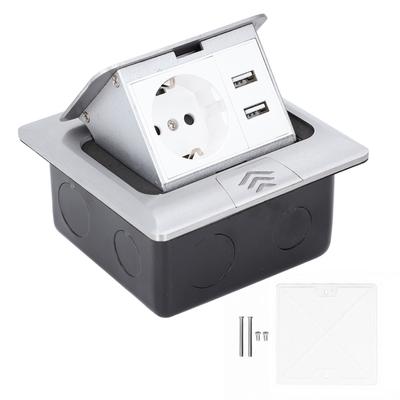 Pop Up Boden Outlet Box Embedded IP44 Wasserdicht Wetterfeste USB Boden Steckdose für