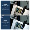 LED Desk Lamp Clip On USB Rechargeable Mini Reading Light for Students Study